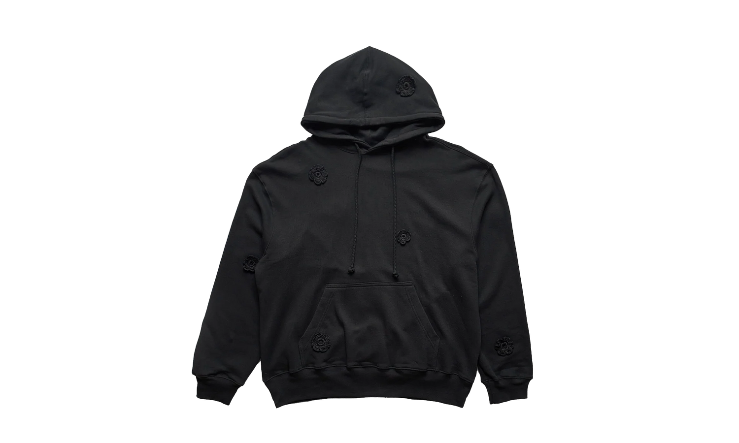 "Daisy" Gym Hoodie "Black" 242MJP022DTERYBLK