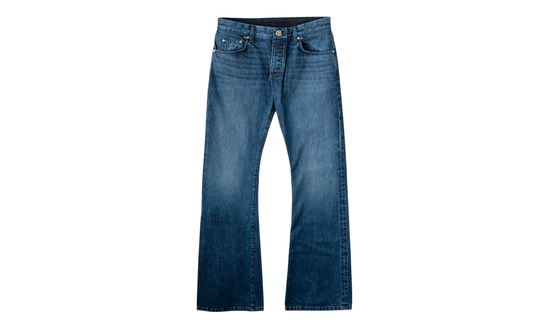 FU Low Rise Flare Jeans "Indigo" CHRM1208