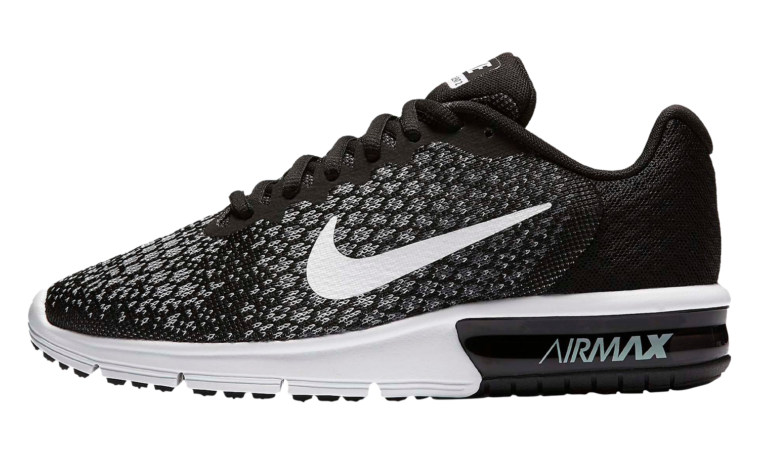 Air Max Sequent 2 WMNS "Black White / Dark Grey" 852465 002