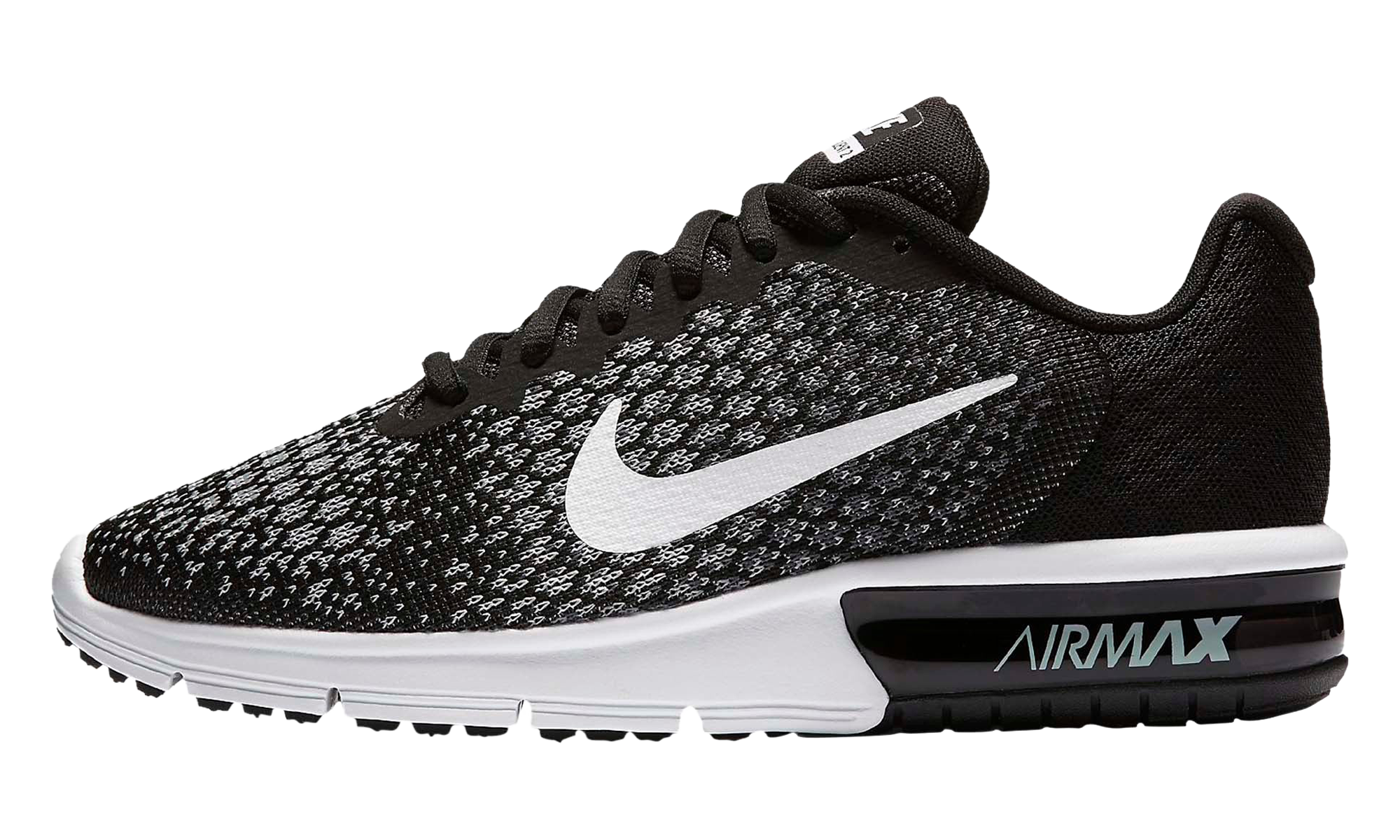 Air Max Sequent 2 WMNS "Black White / Dark Grey" 852465 002