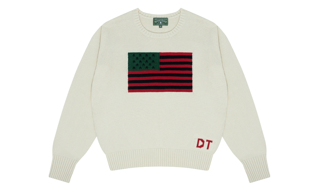 1619 Pan African Flag Sweater "Cream" DT407