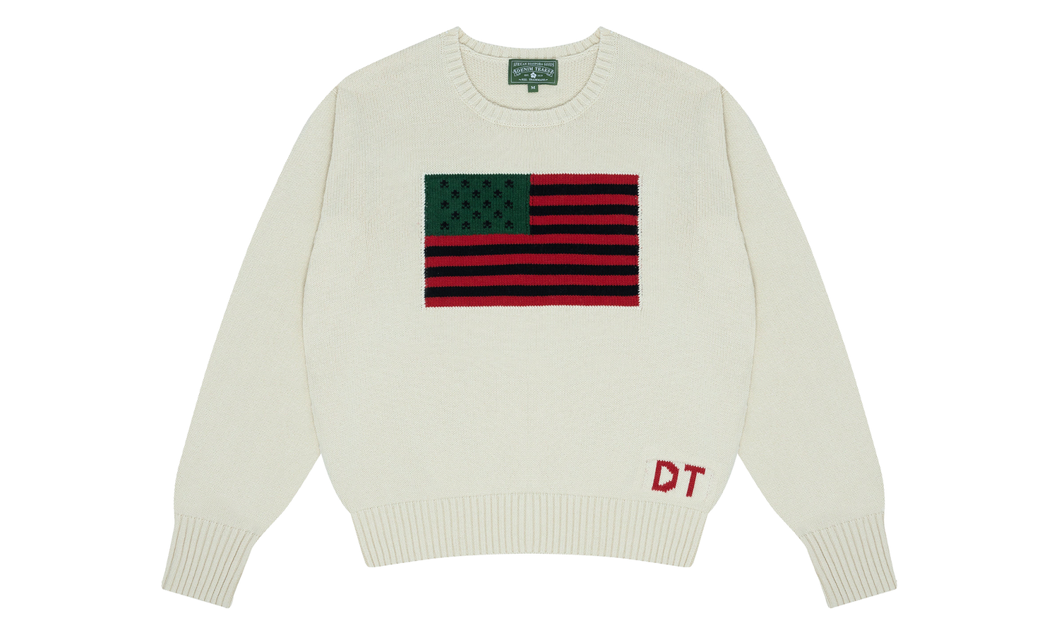 1619 Pan African Flag Sweater "Cream" DT407