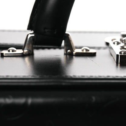 Monogram Glace Valisette MM Black
