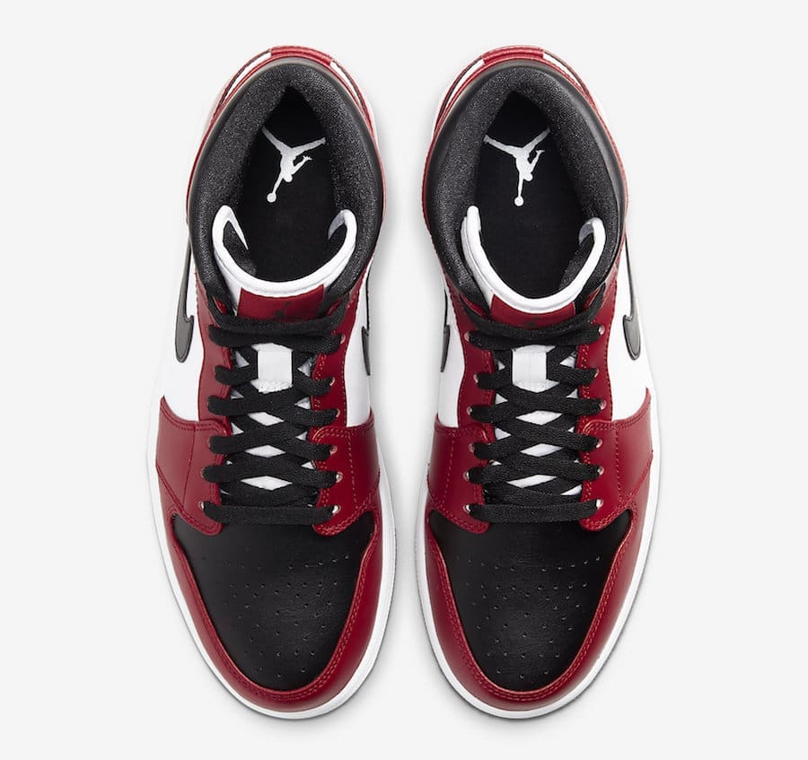 Jordan 1 Retro Mid Chicago – Black Toe