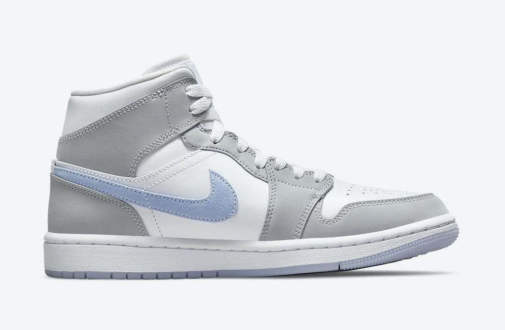 Jordan 1 Retro Mid Wolf Grey Aluminum