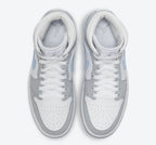 Jordan 1 Retro Mid Wolf Grey Aluminum