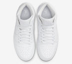 Jordan 1 Retro Mid Triple White