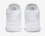 Jordan 1 Retro Mid Triple White