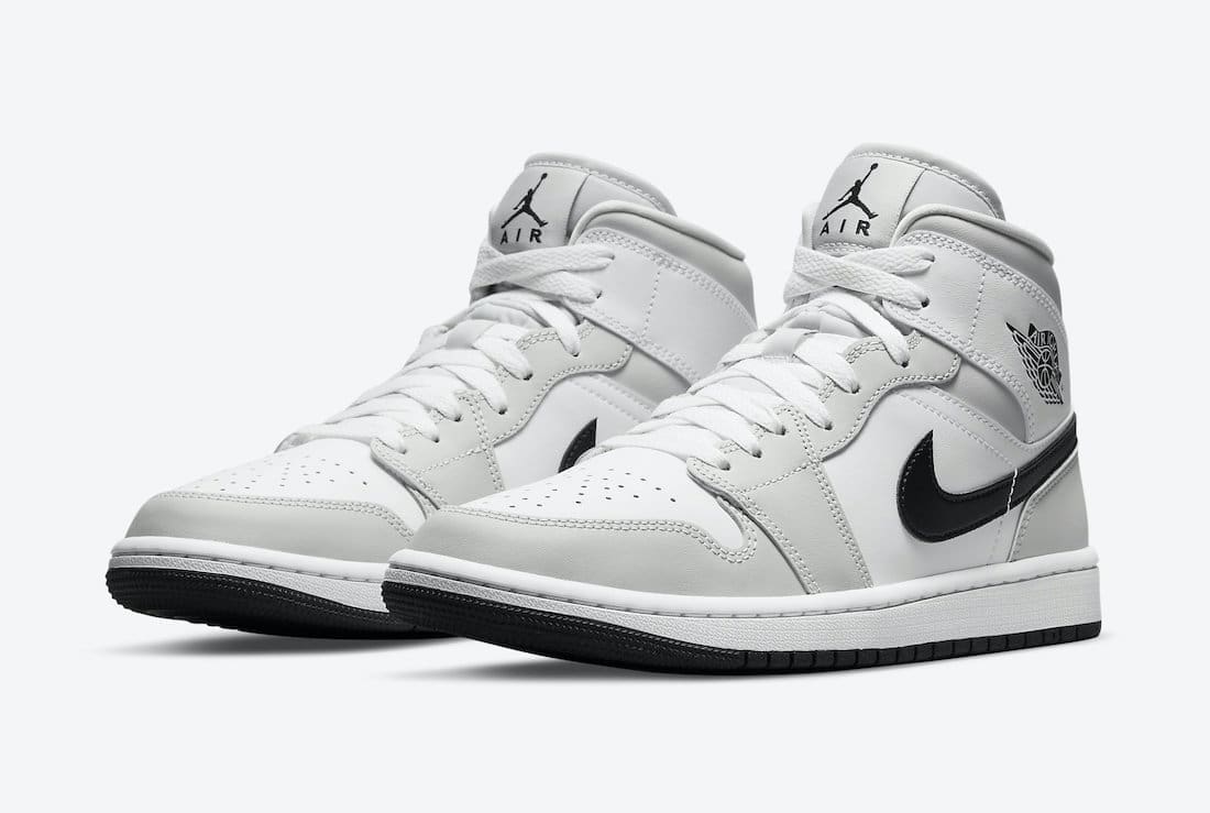 Jordan 1 Retro Mid Light Smoke Grey