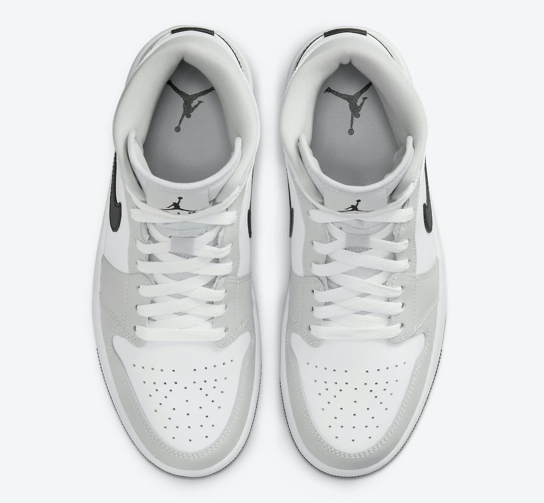 Jordan 1 Retro Mid Light Smoke Grey