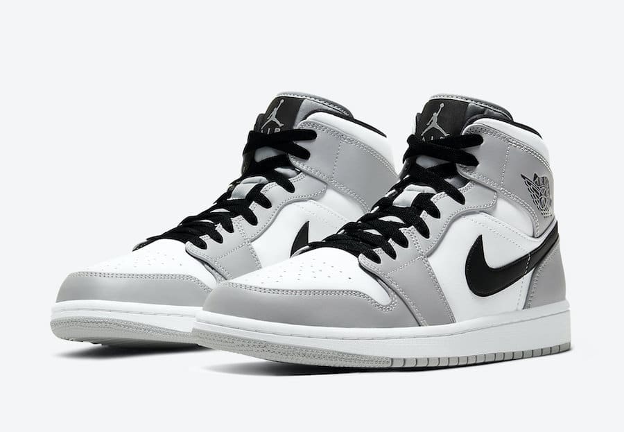 Jordan 1 Retro Mid Light Smoke Grey