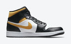 Jordan 1 Retro Mid White Pollen Black