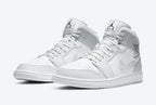 Jordan 1 Retro Mid White Grey Camo
