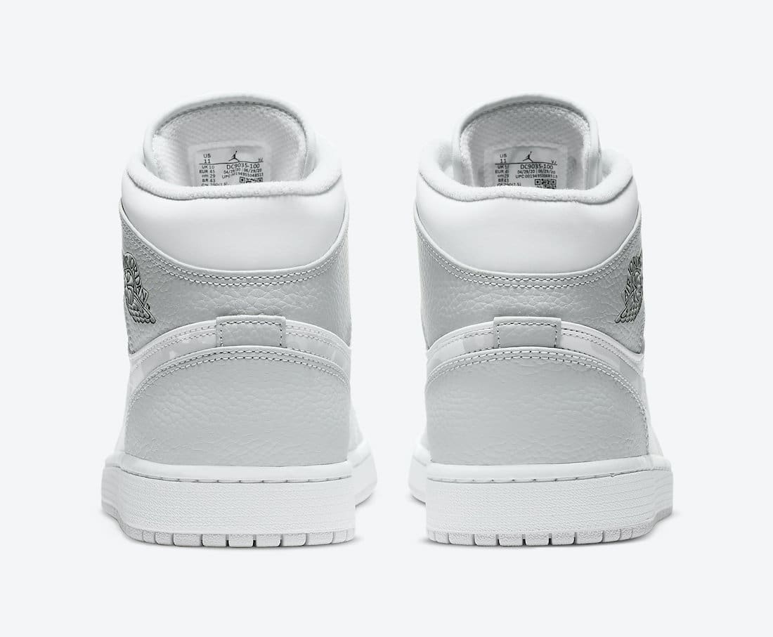 Jordan 1 Retro Mid White Grey Camo