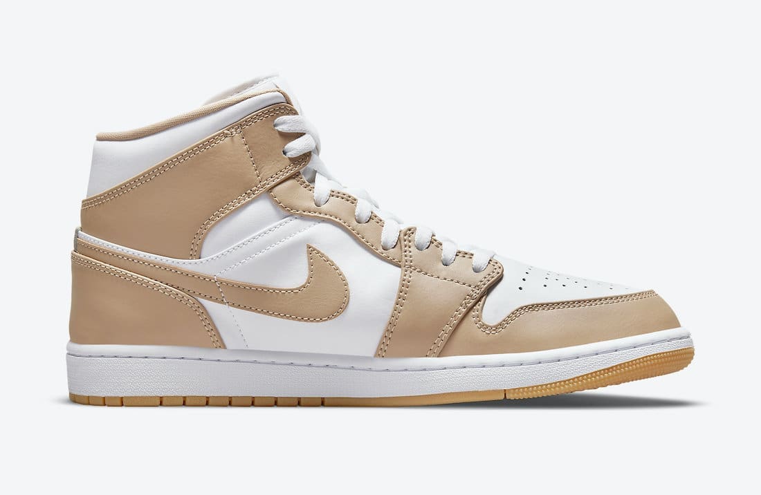 Jordan 1 Retro Mid Tan Gum