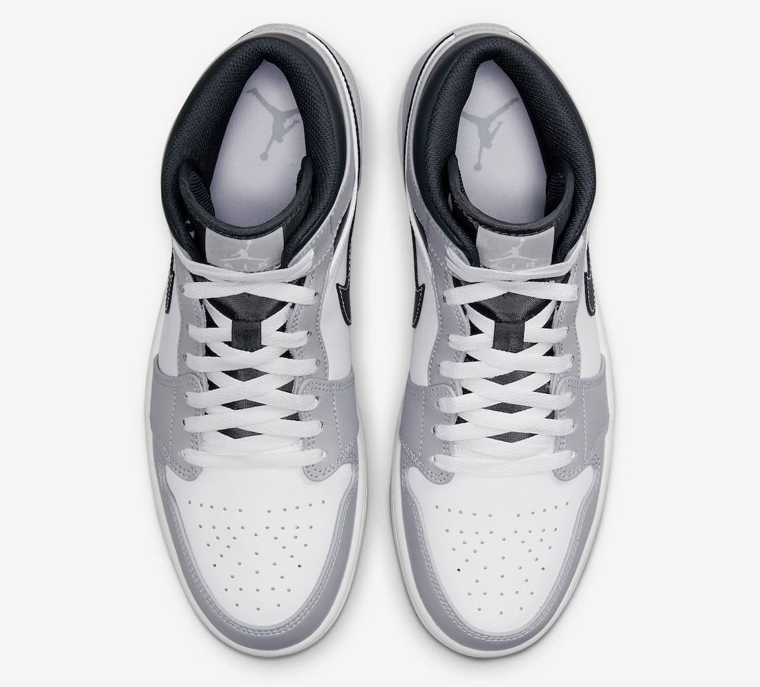 Jordan 1 Retro Mid Light Smoke Grey Anthracite