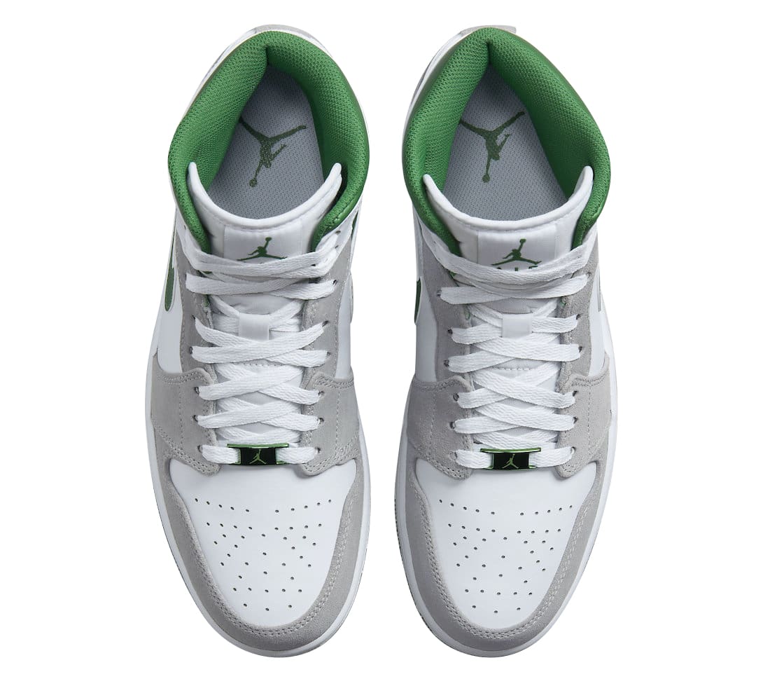 Jordan 1 Retro Mid Grey Green