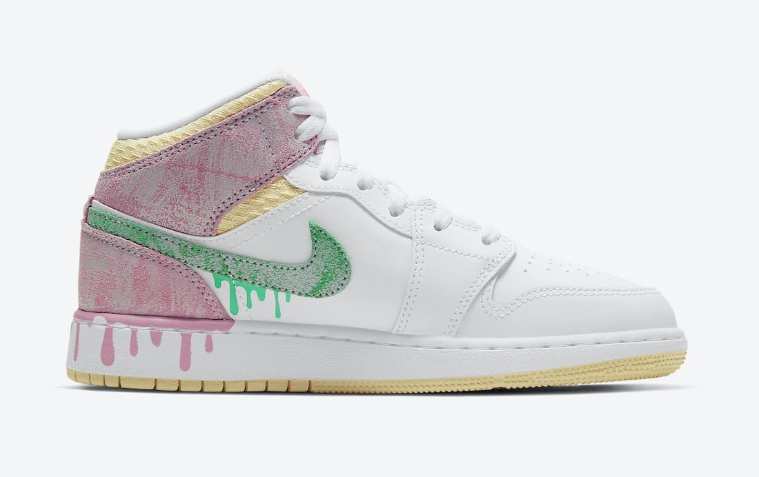 Jordan 1 Mid Paint Drip