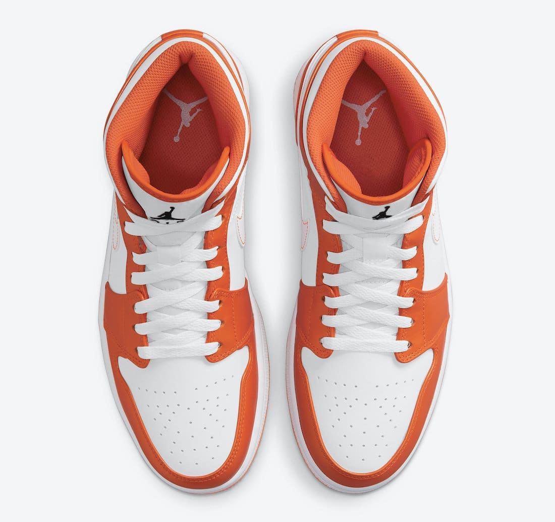 Jordan 1 Retro Mid Metallic Orange