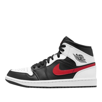 Jordan 1 Retro Mid Black Chile Red White