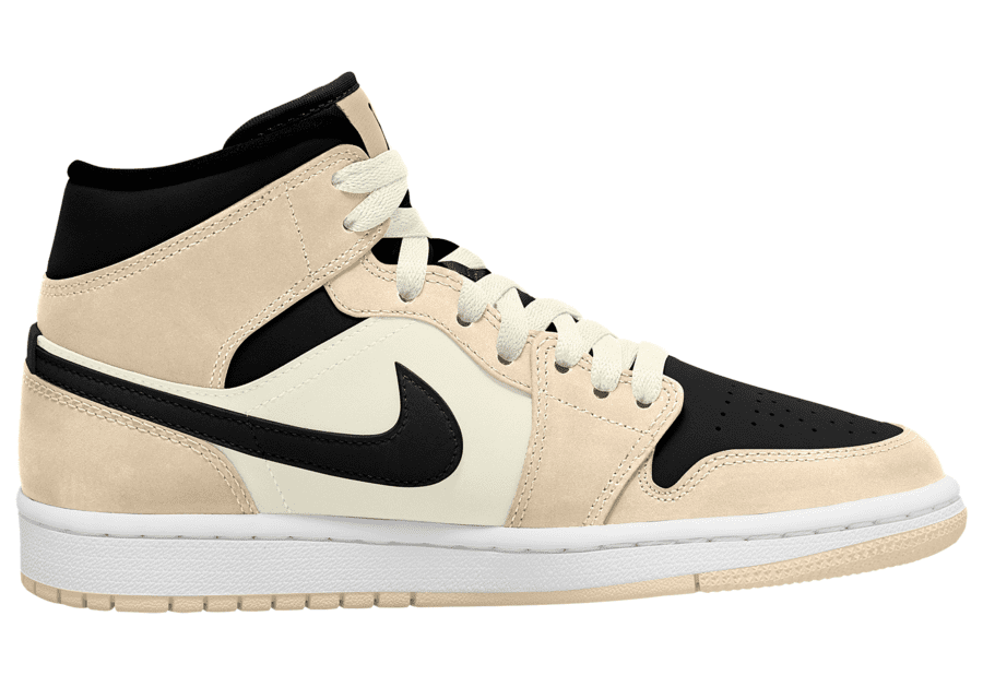 Jordan 1 Retro Mid Barely Orange