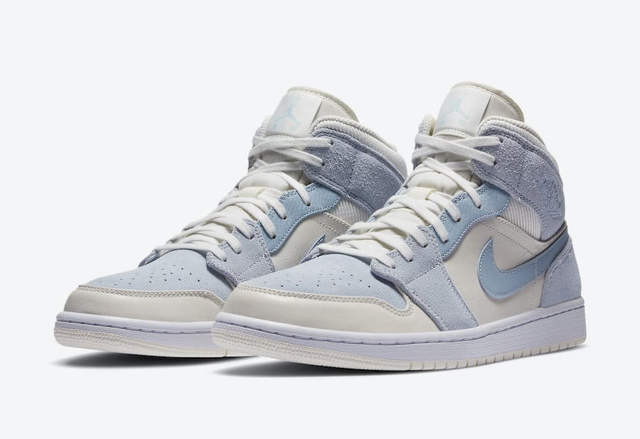 Jordan 1 Retro Mid Mixed Textures Blue