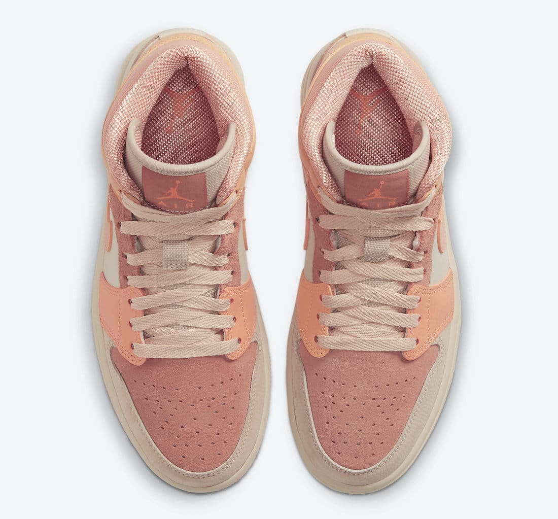 Jordan 1 Retro Mid Apricot Orange