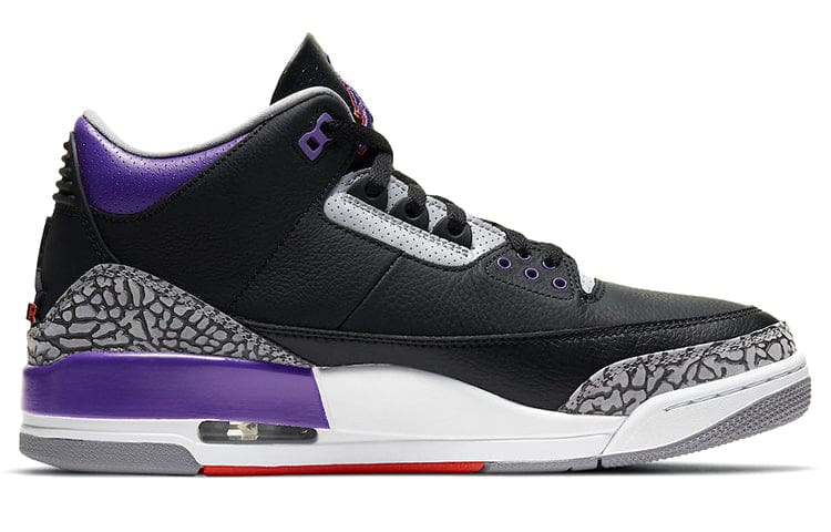 Jordan 3 Retro Black Court Purple
