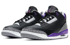 Jordan 3 Retro Black Court Purple
