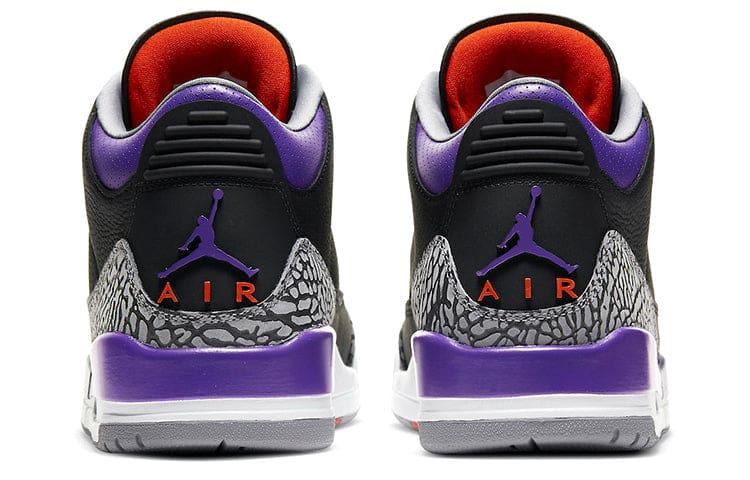 Jordan 3 Retro Black Court Purple