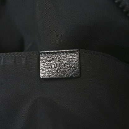 Nylon Monogram Fanny Pack Belt Bag Black