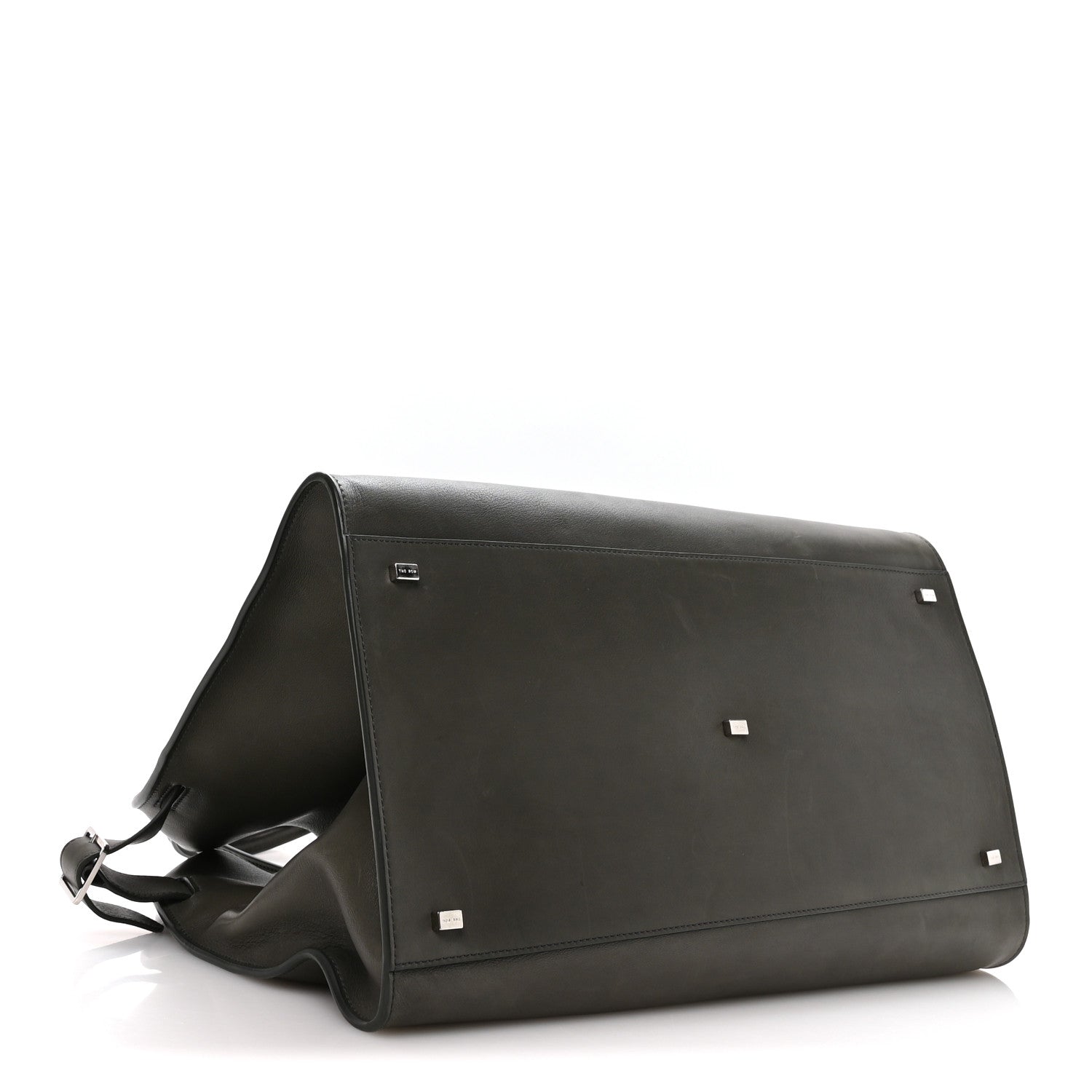 Polished Saddle Calfskin Soft Margaux 17 Koala Grey