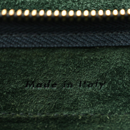 Grained Calfskin Nano Belt Bag Abyss Blue
