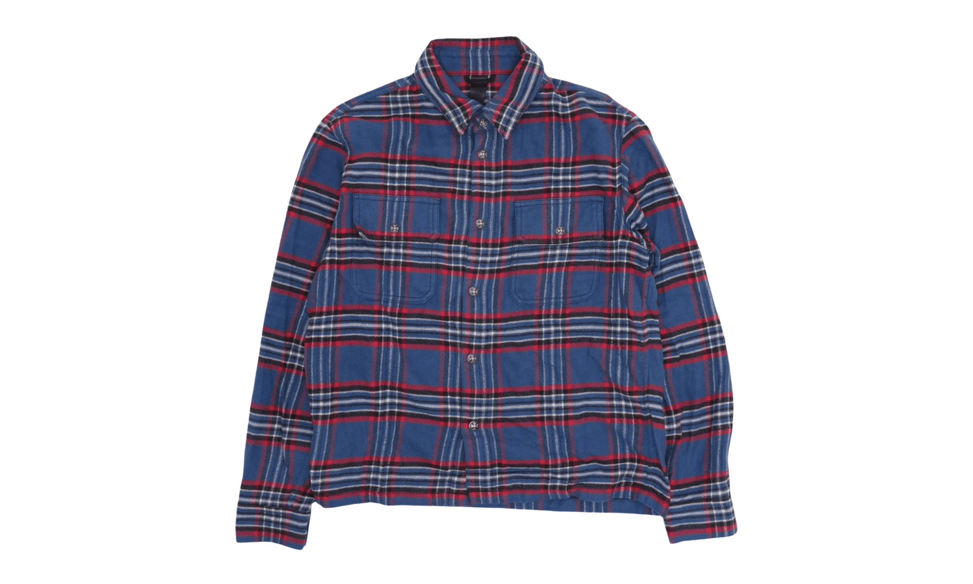 Work Dog Flannel Button Up Shirt "Blue/Red/Multi" CHRM1715