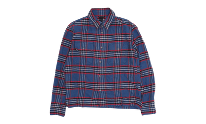 Work Dog Flannel Button Up Shirt "Blue/Red/Multi" CHRM1715