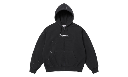 MM6 Maison Margiela Box Logo Zip Up Sweatshirt "SS26 - Black" SU27169