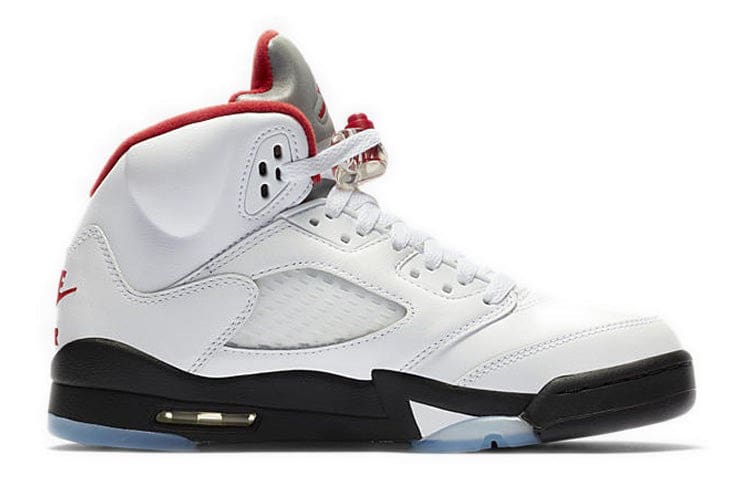 Jordan 5 Retro Fire Red Silver Tongue (2020)
