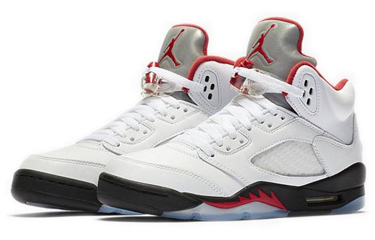 Jordan 5 Retro Fire Red Silver Tongue (2020)