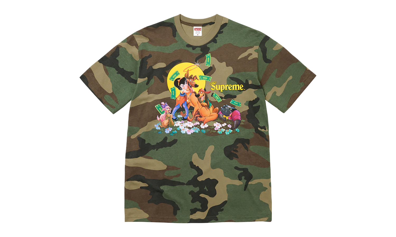 All Dogs Go To Heaven Tee "FW25 - Woodland Camo" SU26139