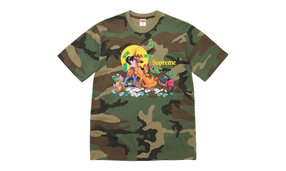 All Dogs Go To Heaven Tee "FW25 - Woodland Camo" SU26139