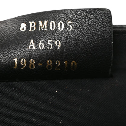 Vitello Liberty F is Fendi Bi-Color FF 1974 Embossed Envelope Belt Bag Maya Black