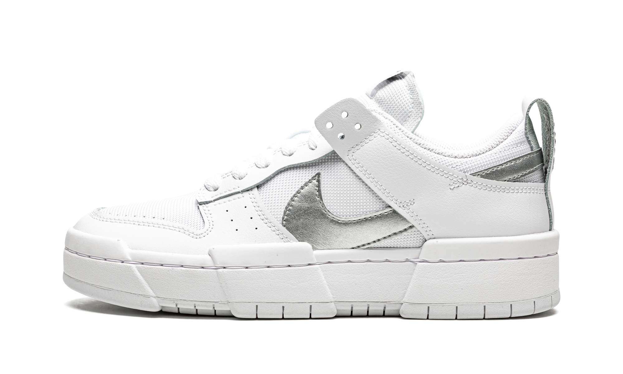DUNK LO DISRUPT MNS WMNS "White Silver" DJ6226 100