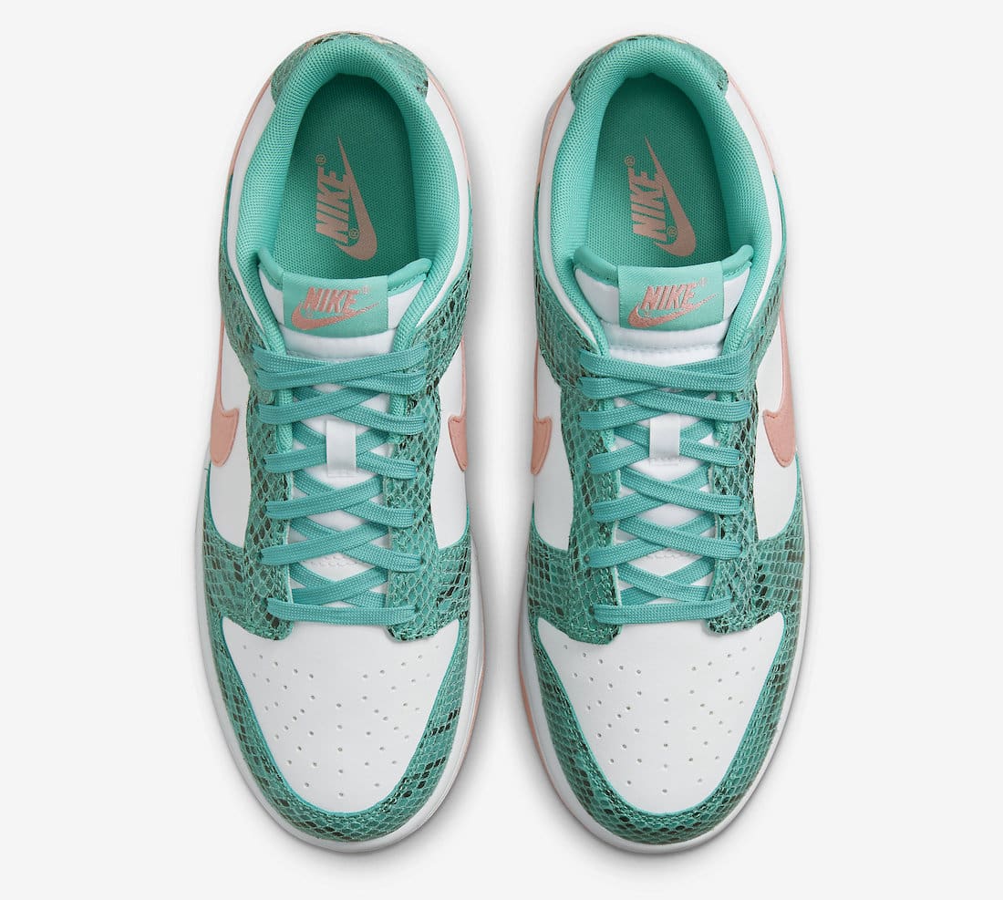 Nike SB Dunk Low Teal Snakeskin