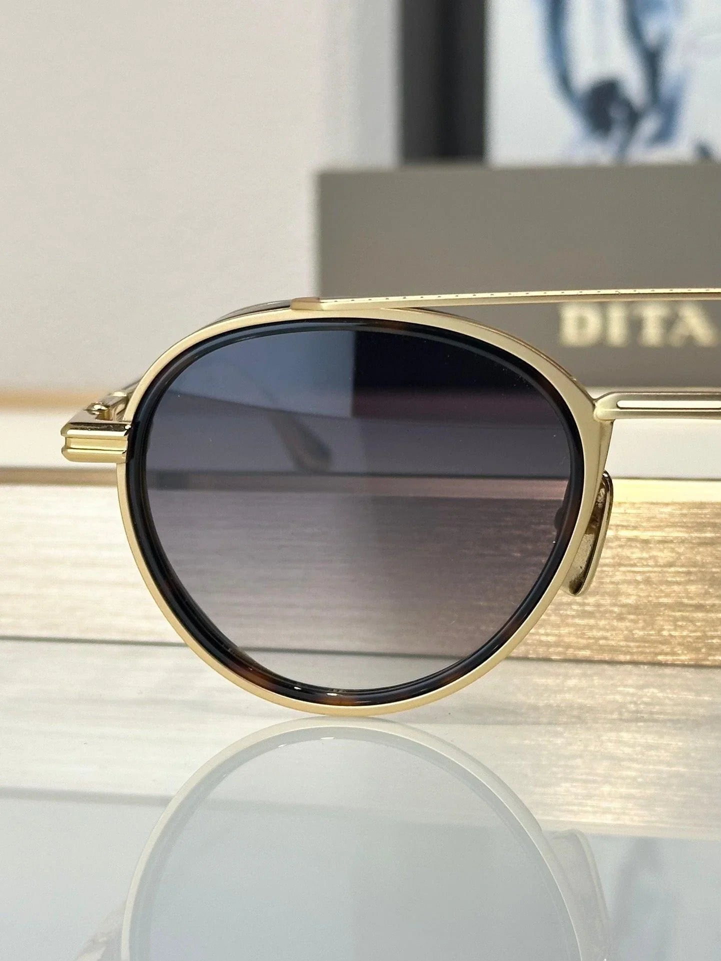 Dita Eyewear  Dita Epiluxury EPLX.4 DES 004 01 Interchangeable Sides Limited Edition Polarised Sunglasses 🔱
