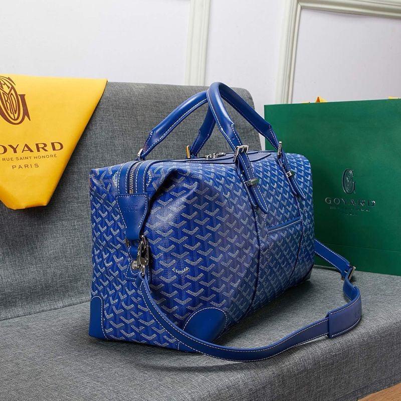 Goyard Boston 50 Bag In Goyardine Canvas Travel Bag Luggage ✨