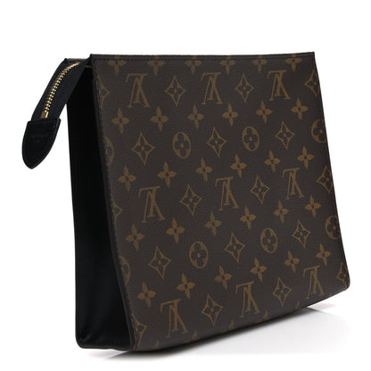 Monogram Toiletry Pouch 26  Black