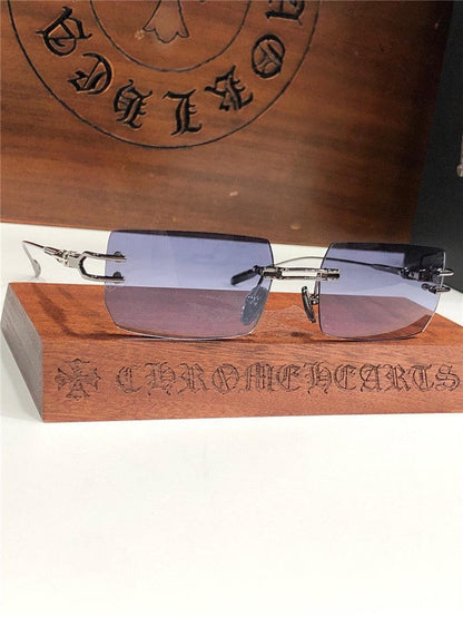 Chrome Hearts LORDIE Gold Rimless 56 15 134 Zeiss Lenses Sunglasses⚜️