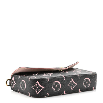 Monogram Fall For You Felicie Strap &amp; Go Black