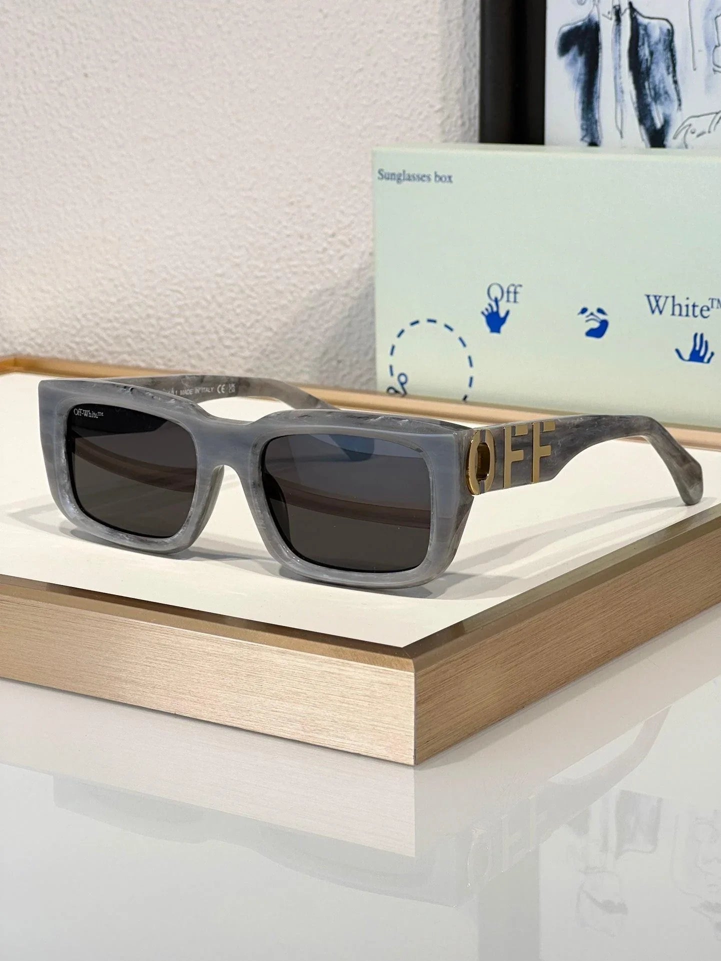 Off-White OERI125 HAYS 1007 Sunglasses 🧩