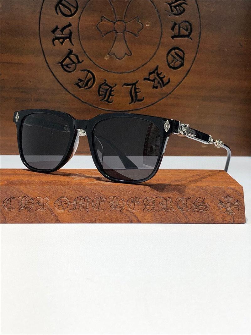 Chrome Hearts Sunglasses Frame Call Melice -Black-Gold-Silver ✨